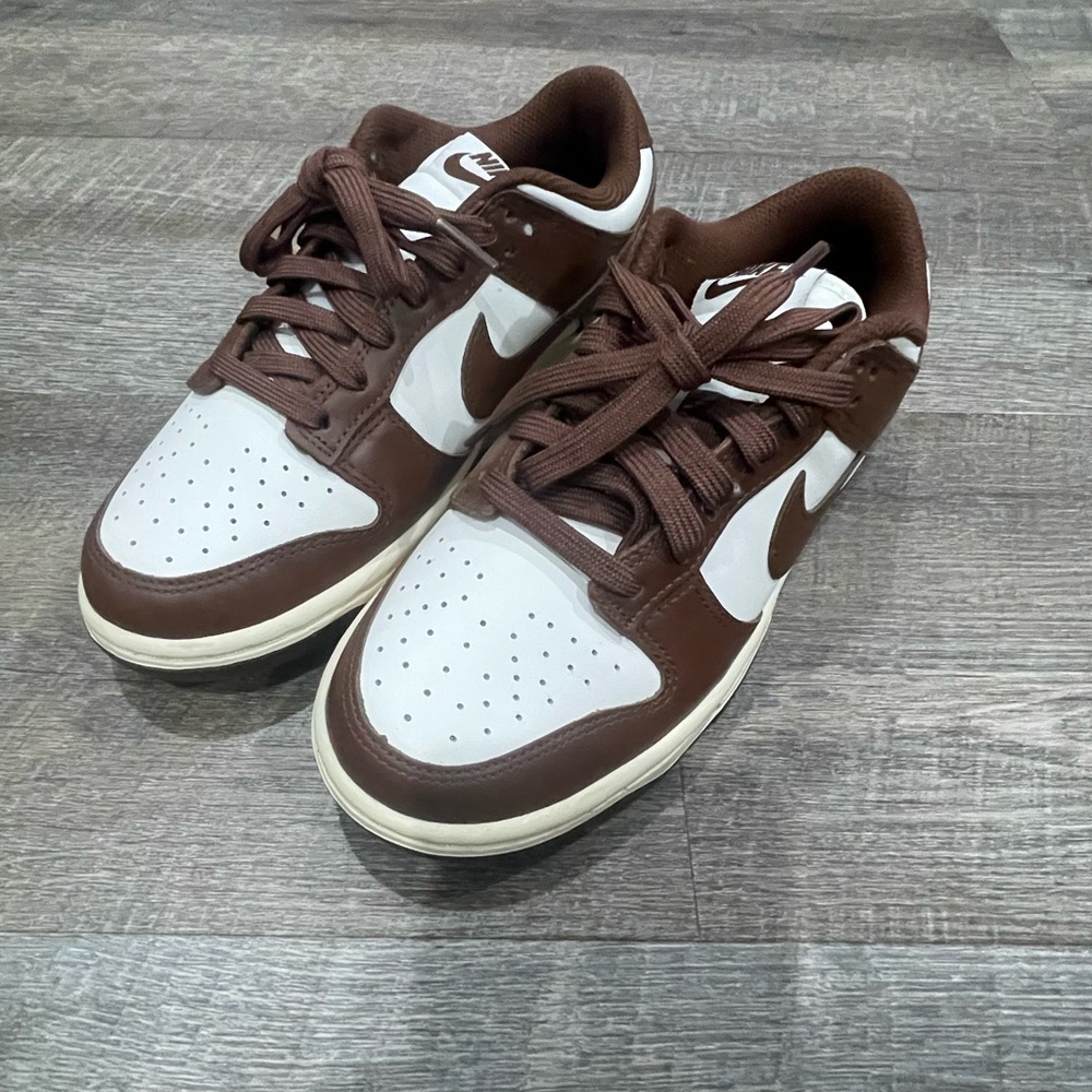 Nike Kids Brown and White Sneakers